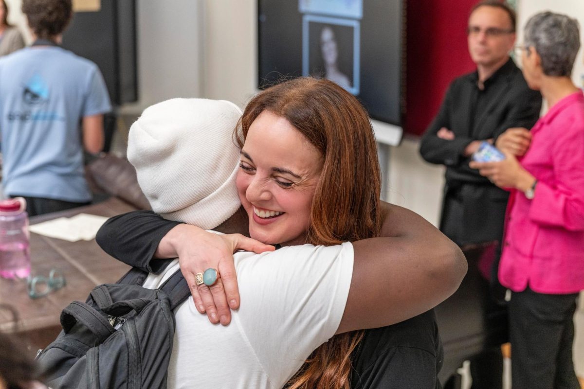 Tony Award-nominated singer, Melissa Errico visits Bay Shore High School. (Photo courtesy of Bay Shore Schools Arts Education Fund)