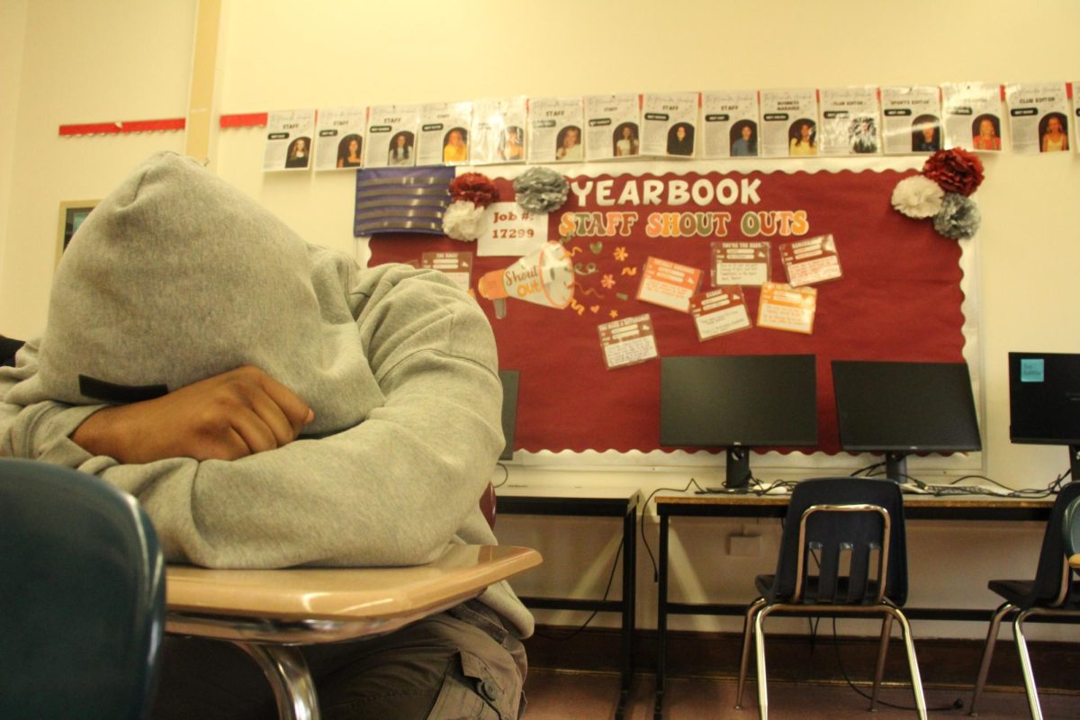 Students fall asleep in class because of poor sleep schedules.